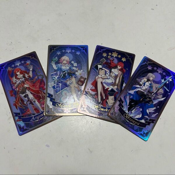 崩壊 スターレイル スタレ 群星の寓話 タロットカード 4枚セット 【バラ売り可】