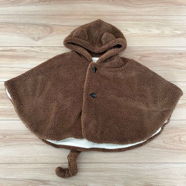 babygoose ベビーグース ポンチョ コート ベビー ベビー服 キッズ 羽織 上着 防寒