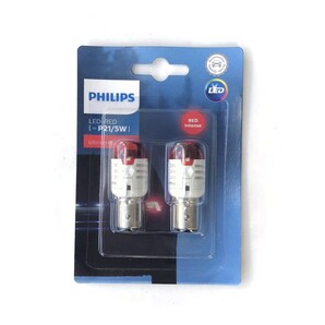 パッケージ少々難あり 日本正規品 PHILIPS Ultinon Pro3000 アルティノン LED S25ダブル(P21/5W) テール&ストップランプ球 11499U30RB2