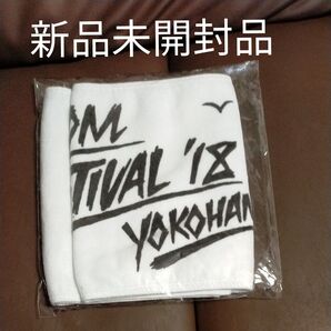 GREENROOM FESTIVAL 2018 ノベルティ マフラータオル ビニール袋入り 未使用 新品未開封品