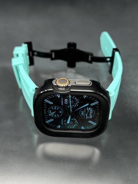 49mm 49ミリ ウルトラ アップルウォッチ アルミニウム カバー ケース ワイド ラバー ベルト ハイエンド バックル ultra Apple Watch