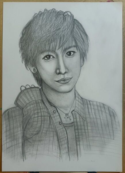 鉛筆画 人物画 A4絵画