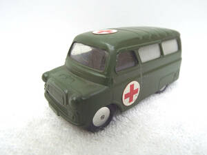  Corgi toys /CORGI TOYS retro minicar bed Ford army for ambulance / You tiru navy blue used toy / car toy BEDFORDUTILECONAMBULANCE