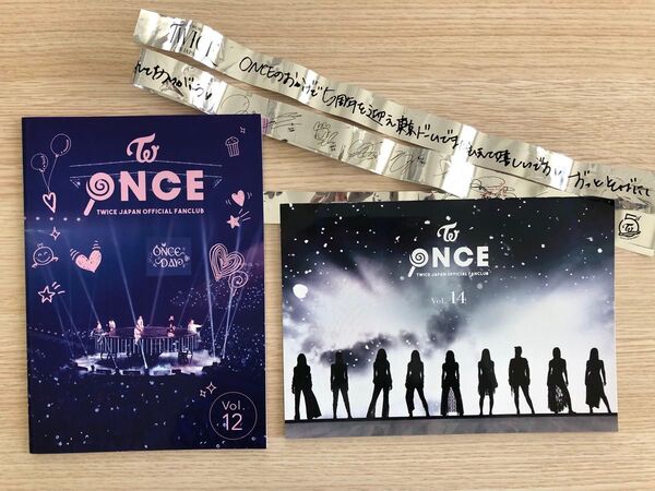 TWICE ファンクラブ 会報誌 vol.12 ・14 おまけ東京ドーム銀テープ