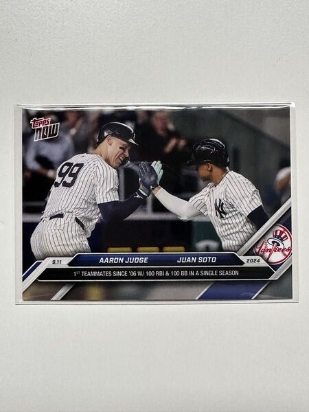 匿名配送 Topps Now 681 AARON JUDGE JUAN SOTO