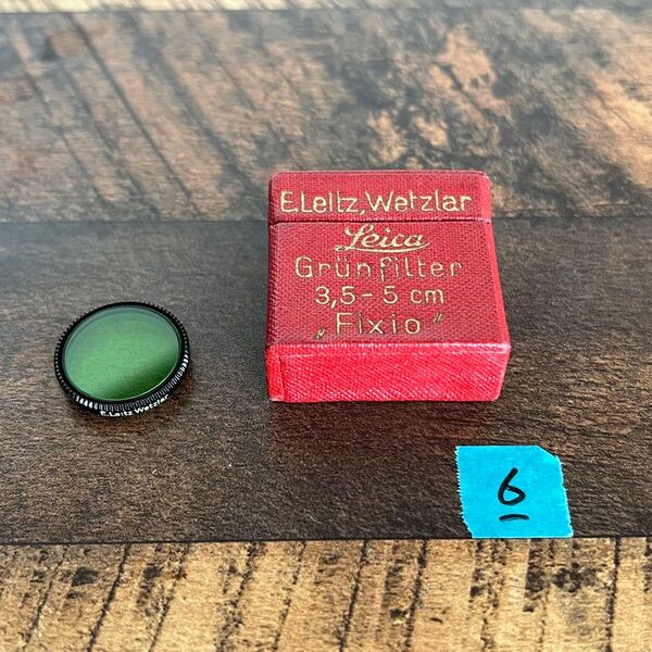 Leica Elmar用フィルター グリーンGr【6】ライカ エルマー