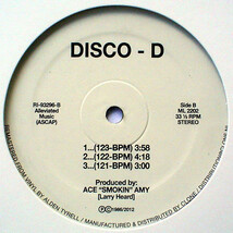 Larry Heard１９８６年の激レア作品再発盤！！　Disco - D Dance Tracs ほぼ新品コンディション_画像2