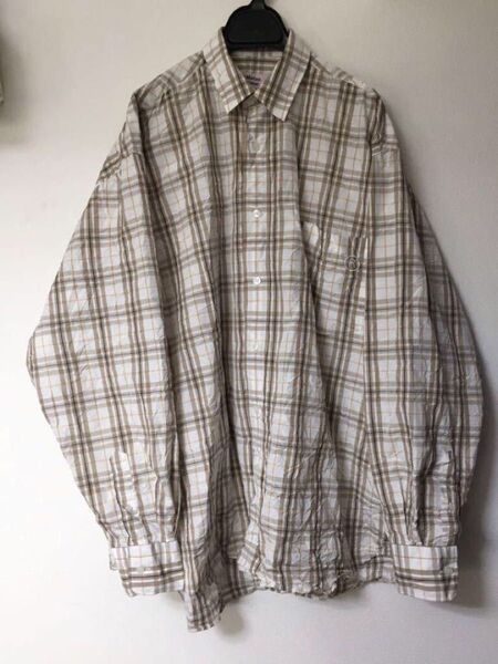 Martine Rose 20SS Althea Wrinkled Shirt ポリコットン シワ加工シャツ オーバーサイズ