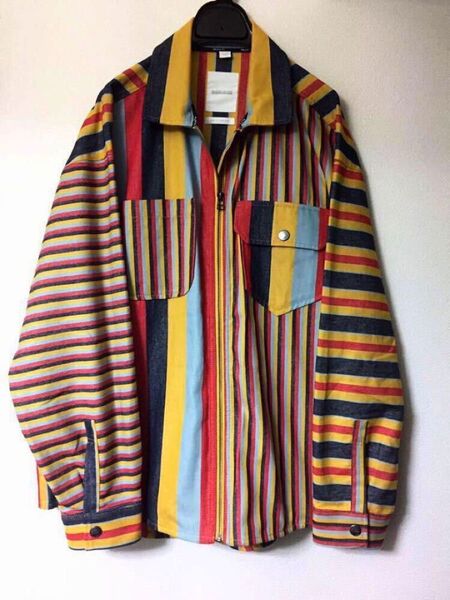 Napa by Martine Rose G-Mawgan Zip-Up イタリア製 ジップアップ ジャケット ストライプ