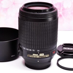 手振れ補正☆Nikon AF-S 55-200mm VR☆人気の望遠レンズ