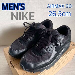 【極美品】AIRMAX 90 NIKE MEN'S 26.5cm 靴 ブラック