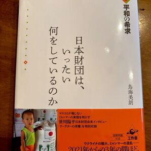 「日本財団は、いったい何をしているのか 第九巻 平和の希求」鳥海 美朗