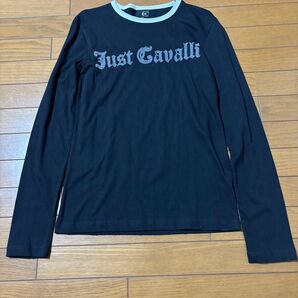 新品未使用 JUST CAVALLI ロンT ブラック イタリア製
