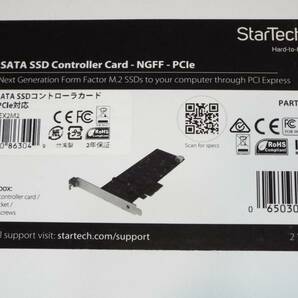 送料込み StarTech.com 2x M.2 SSD コントローラカード(SATA 3.0 2ポート) 開封済みの画像2