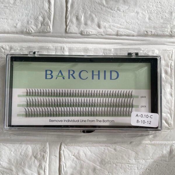 BARCHID まつげエクステ太さ0.10mm Cカール フレア セルフ用
