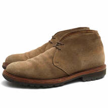 BRUNELLO CUCINELLI ブルネロクチネリ チャッカブーツ シューズ カモシカスエード MZUCAGC001 ラグソール Vibram EU39 イタリア製 t0177_画像1