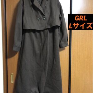 【8/31更新】【Lサイズ】GRL フェイクウール3Way ショート丈ジャケット、ワンピース