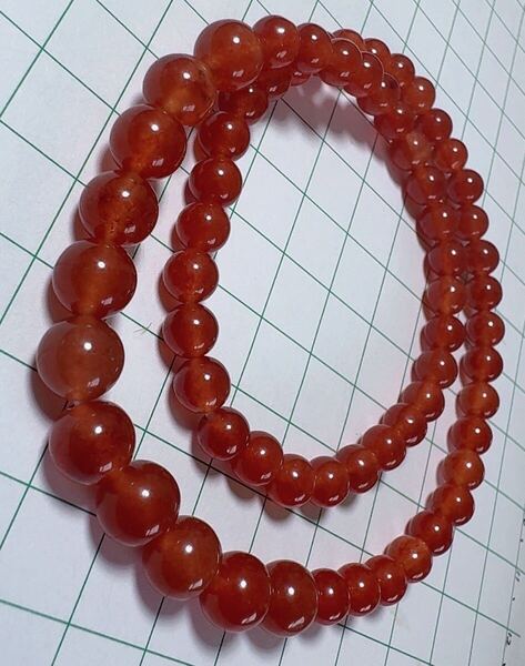 天然瑪瑙 天然石 ネックレス 約40cm