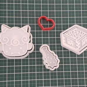 クッキー型 節分 赤鬼 3点セット