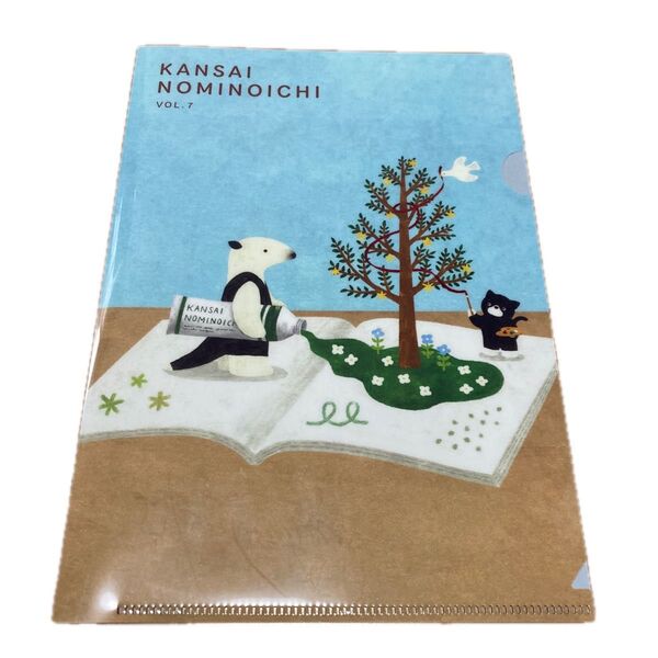 関西のみのいち ノベルティ クリアファイル 非売品