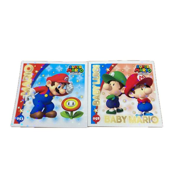 スーパーマリオ キラキラシール 2枚セット