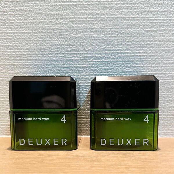 ナンバースリー DEUXER/デューサー ミディアムハードワックス 4(ヘアサロン専売品)ヘアワックス 80g×2