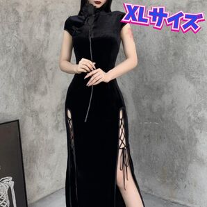 チャイナ服 セクシーコスプレ 新品 チャイナドレス XLサイズ ナイトドレス コスプレ衣装