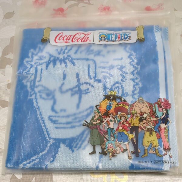 【非売品】ワンピースタオルハンカチ コカコーラノベルティ