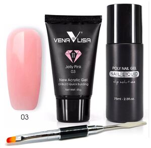 VENALISA☆新定番ポリジェルスタートキット+デュアルF/ジェリーピンク
