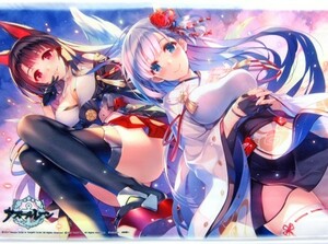 赤城＆翔鶴 B2 タペストリー アズールレーン Character1 2018 限定品 深崎暮人 描き下ろしイラスト アズレン キャラ1 ソシャゲ