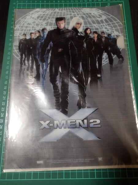 映画 X-MEN 2 クリアファイルセット MARVEL 当時物