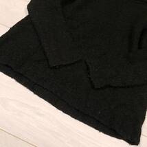 D950, 最終値下げ UNIQLO ユニクロ sweater collection セーター ニット L ハイネック タートル チュニック 黒系 ブラック系 ゆったり_画像4