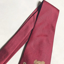 DEAD! POLO Ralph Lauren ポロベア BEAR TIE ネクタイ SILK シルク MADE IN USA アメリカ製 デッドストック ゴルフ GOLF バーガンディ レア_画像4