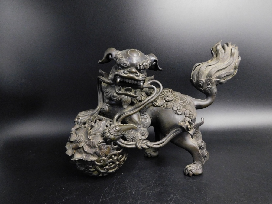 Yahoo!オークション -「唐獅子牡丹」(銅製) (金属工芸)の落札 Yahoo!オークション -「唐獅子牡丹」(銅製) (金属工芸)の落札