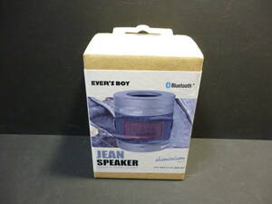  new goods EVER*S BOY JEAN speaker aluminium silver BT-02ASV Bluetooth wireless speaker regular price 3.5 thousand jpy postage 350 jpy ~