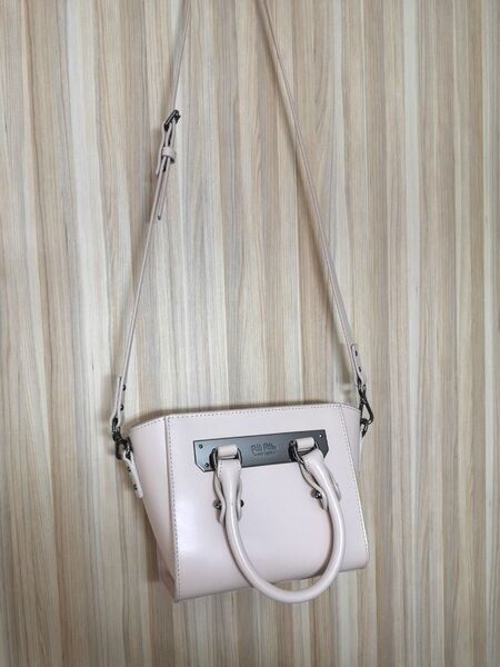 【中古美品】フォリフォリ ショルダーバッグ 2WAYバッグ ハンドバッグ FollieFollie レザー 本革