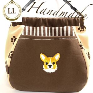 ★【オーダーメイド】お散歩用 LLサイズ ぷっくり 消臭マナーポーチ ②
