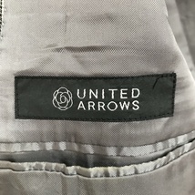 【人気】UNITED ARROWS ユナイテッドアローズ チェックジャケット グレー系 サイズ48/2073_画像7