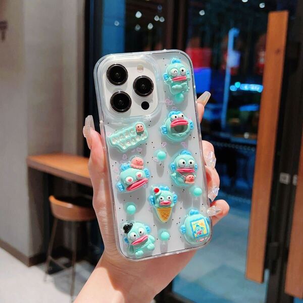 大人気iPhone16ケーススマホカバー ハンギョドン アイホン