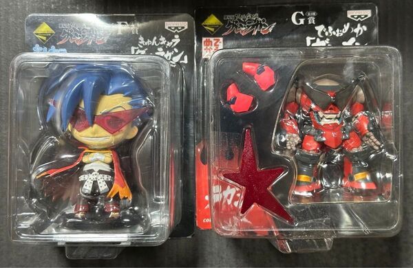グレンラガン きゅんキャラ カミナ でふぉめか「ガンメン」 ラガン セット 未開封