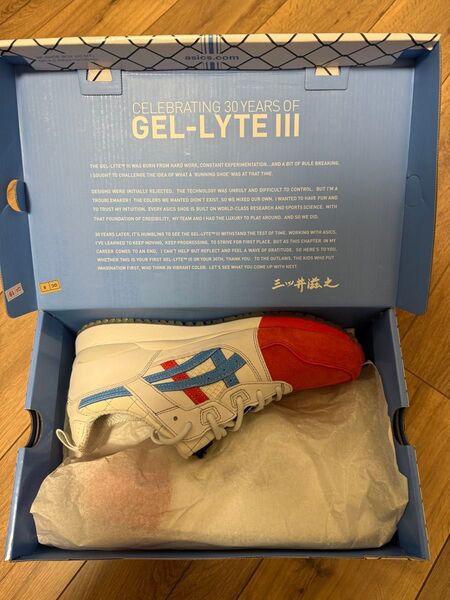 新品未使用 ASICS Gel-Lyte III mita 27.5cm