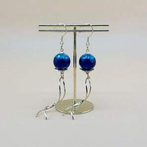 ハンドメイド ピアス レジン 海月モチーフのピアス