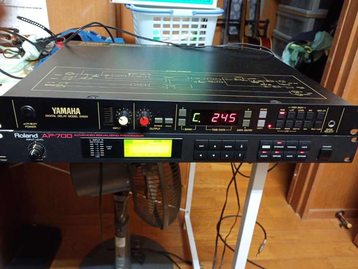 美品】Yamaha D-1500 Digital Delay エフェクター 楽器・機材