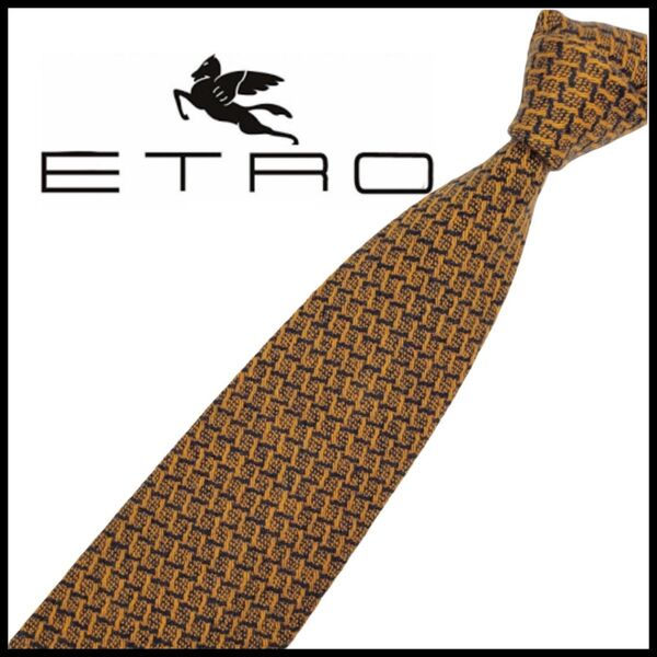 ETRO エトロ 中古 ネクタイ カシミア100%