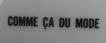 中古未使用品★「COMME CA DU MODE コムサ・デ・モード　ケーキ皿　大・小各２枚セット」_画像3