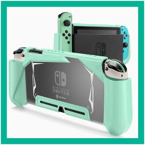 ニンテンドー スイッチ グリップカバー 衝撃吸収 全面保護 ドック 対応