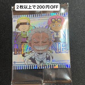 ワンピース ウエハース シール vol10 にふぉるめーしょん シークレット1 ガープ、コビー、ヘルメッポ
