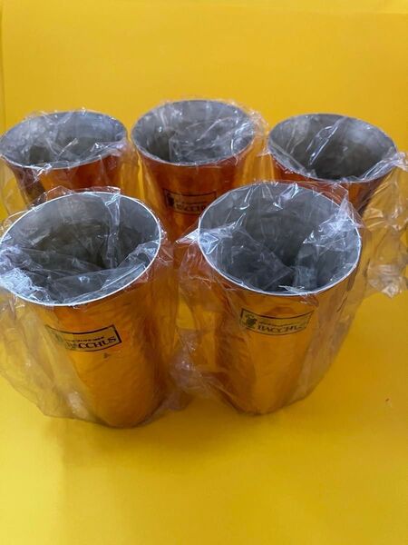 お値下げ BACCHUS タンブラー バッカス 5個 銅製 ビアカップ