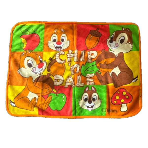 美品 チップとデール 膝掛け