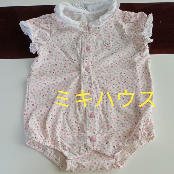 mikihouse ベビー服 キッズ ショートオール 半袖 80cm
